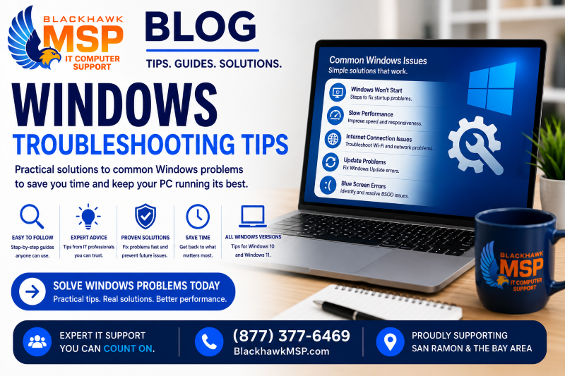 Windows troubleshooting tips
