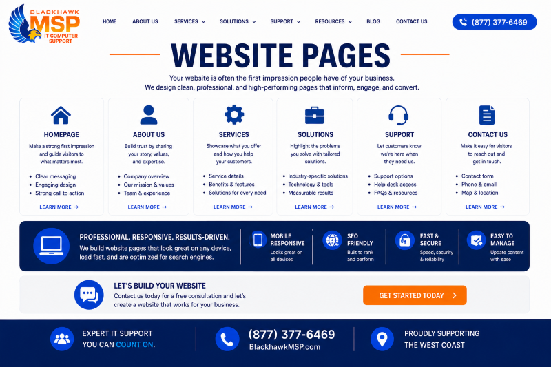 Website Pages
