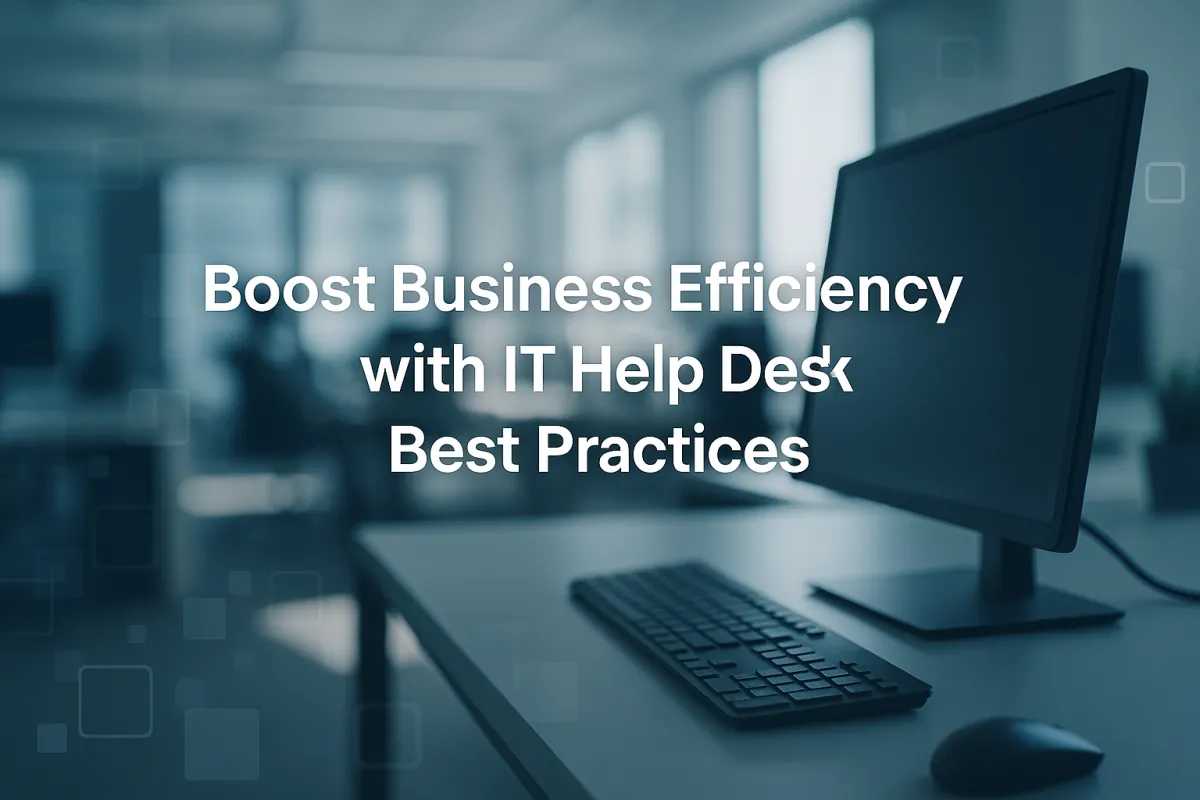 Boost Business Efficiency with IT Help Desk Best Practices
