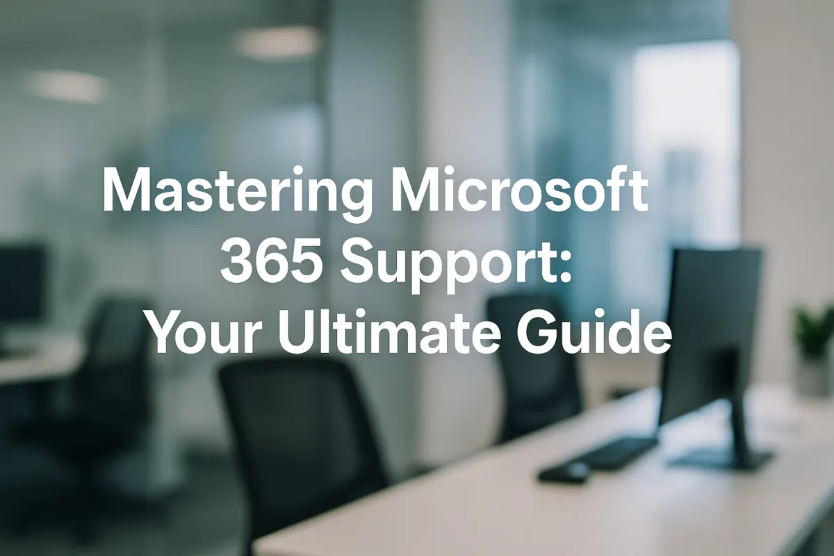 Mastering Microsoft 365 Support: Your Ultimate Guide
