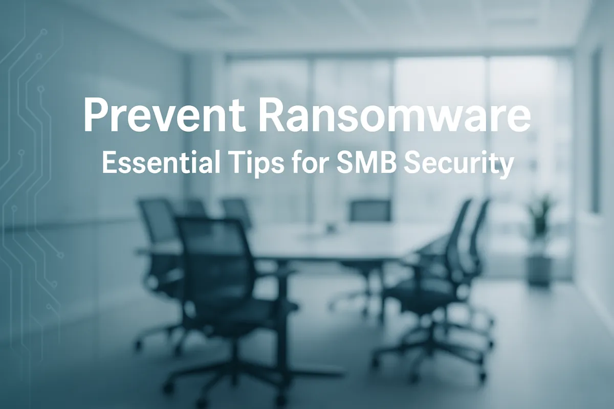 Prevent Ransomware: Essential Tips for SMB Security