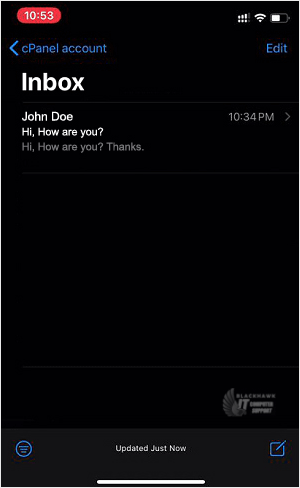How to Check/Fetch an Email on Apple/iOS