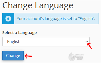 How to Change the Language of Your cPanel Account