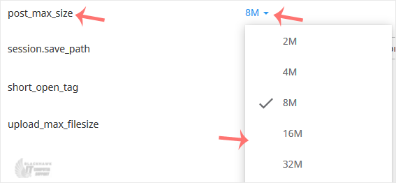 How to Increase PHP's post_max_size value Using CloudLinux's Selector in DirectAdmin