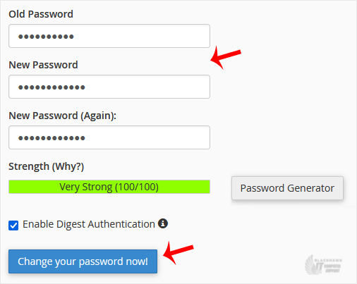 How to Reset cPanel's Account Password