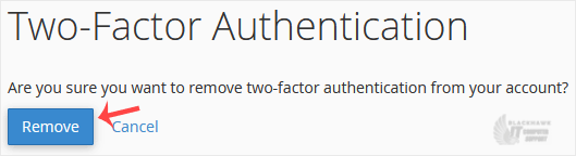 How to Disable the Two-Factor Authentication on Your cPanel Account