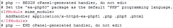 How to Set the PHP Version per Directory in cPanel