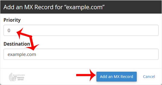 How to Add an MX Record in cPanel