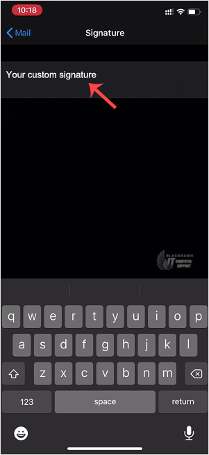 How to Change the Signature of an Apple/iOS (Sent From My iPhone)
