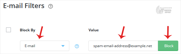 How to Block Email Using Spam Filters in DirectAdmin