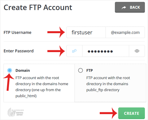 How to Create an FTP Account in DirectAdmin