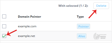 How to Remove a Domain Alias in DirectAdmin