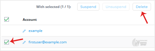 How to Remove an FTP Account in DirectAdmin