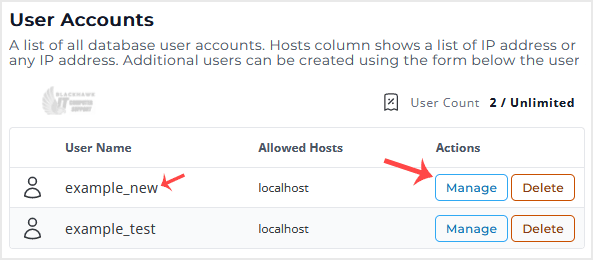 How to Change a Database Password in DirectAdmin