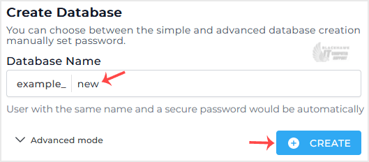 How to Create a Database in DirectAdmin