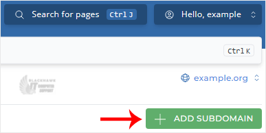 How to Add a Subdomain in DirectAdmin
