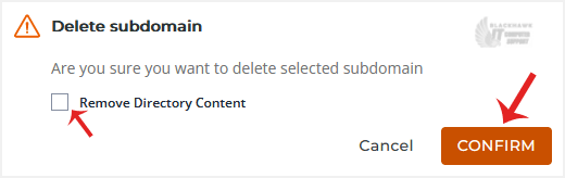 How to Remove Subdomain in DirectAdmin