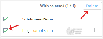 How to Remove Subdomain in DirectAdmin