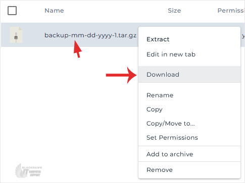 How to Generate and Download a Full Backup of Your Account in DirectAdmin