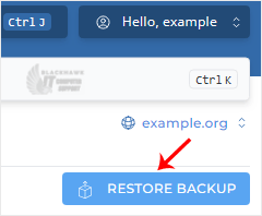 How to Restore a Backup you Generated Earlier in DirectAdmin