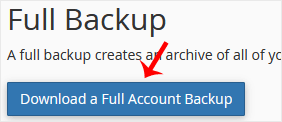 How to Generate a cPanel Backup and Send it to FTP
