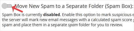 How to Enable Apache SpamAssassin and SpamBox in cPanel