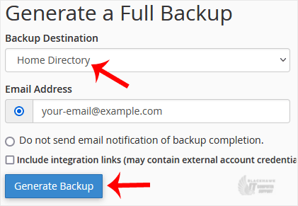 How to Generate and Download a Full Backup of Your cPanel Account