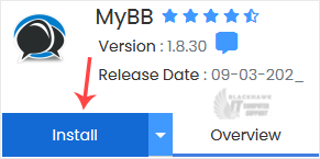 How to Install MyBB Forum via Softaculous in SiteWorx