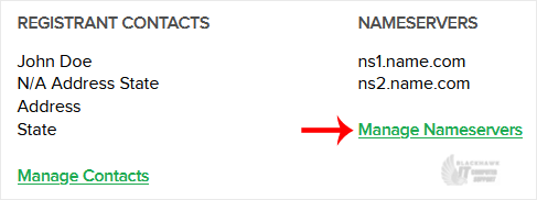 How to Update the DNS Nameservers at Name.com