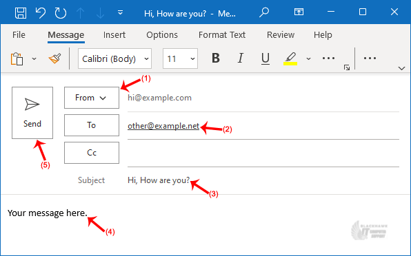 How to Send Email Using Outlook 2021