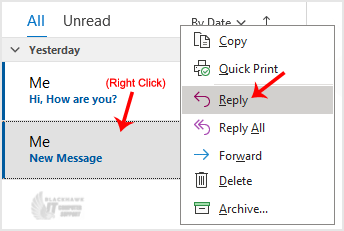How to Reply to an Email in Outlook 2021
