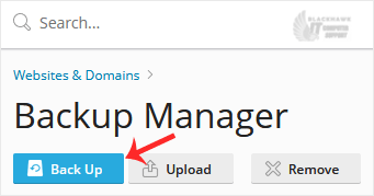 How to Generate a Full Backup in Plesk
