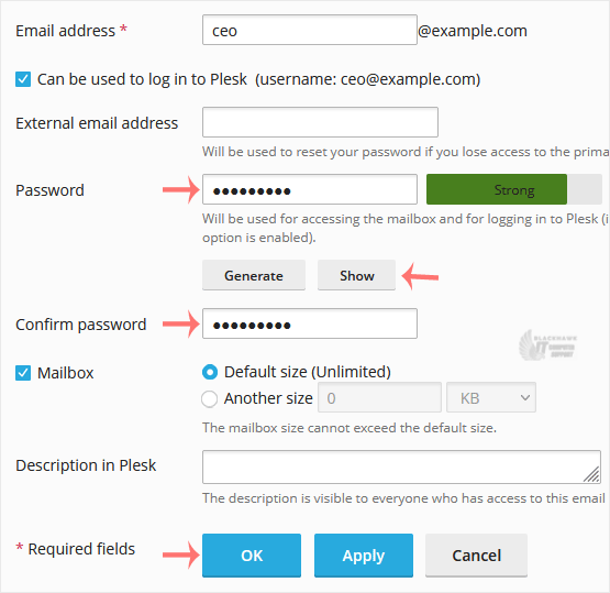 How to Change Email Account Password in Plesk