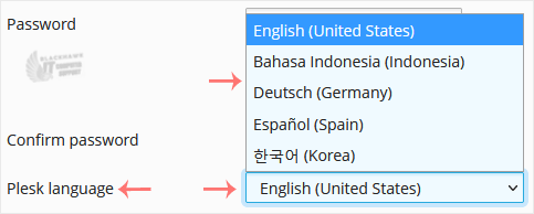 How to Change the Language of a Plesk Panel
