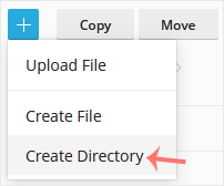 How to Create a Directory or Files in Plesk File Manager