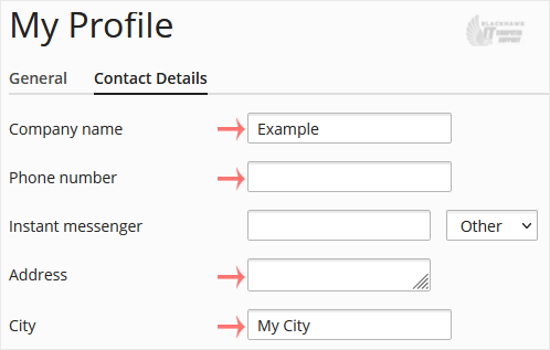 How to Change the Plesk Account's Contact Details