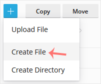 How to Create a Directory or Files in Plesk File Manager