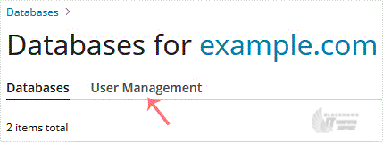 How to Remove a Database User in Plesk