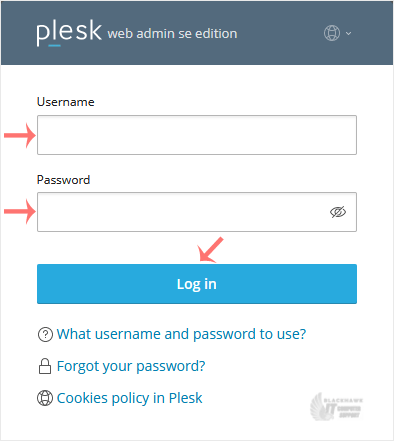 How to Log in to Plesk