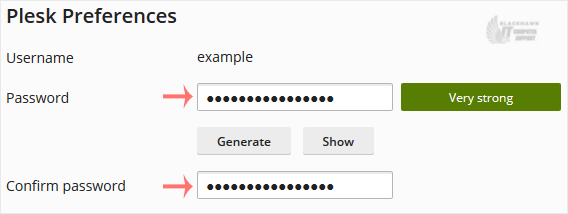 How to Change the Password of a Plesk Account