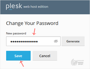 How to Reset a Plesk's Account Password