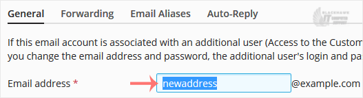 How to Rename an Email Address in Plesk