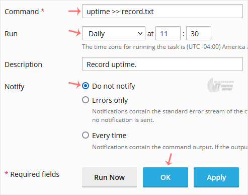 How to Edit or Delete Scheduled Tasks in Plesk