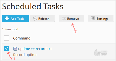How to Edit or Delete Scheduled Tasks in Plesk