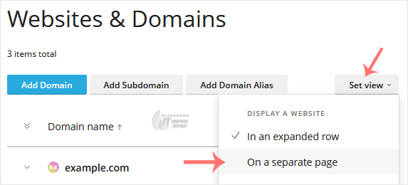 How to Enable Isolated Domain Views in Plesk