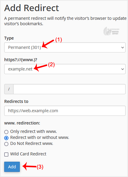 How to Redirect an Add-on Domain in cPanel