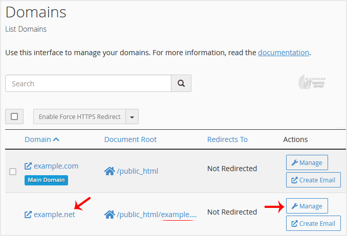 How to Remove an Add-on Domain in cPanel