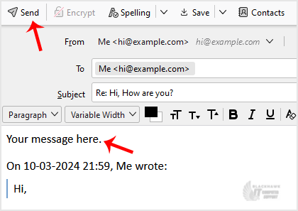 How to Reply to Email in Mozilla Thunderbird