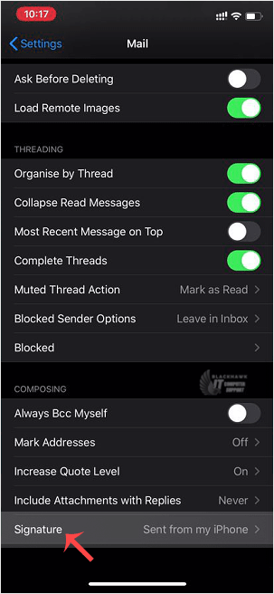 How to Change the Signature of an Apple/iOS (Sent From My iPhone)