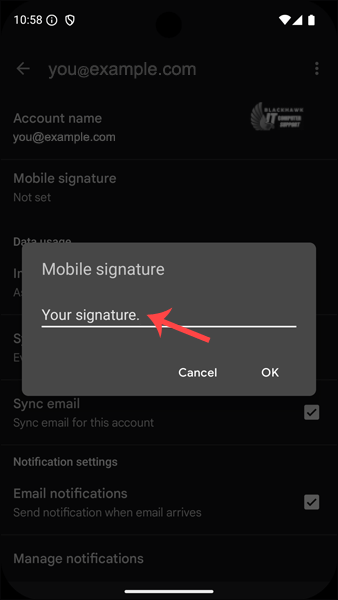 How to Set Up an Email Signature in Android